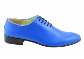 Pantofi barbati office, eleganti din piele naturala ENZO BLUE, MOD1BLU